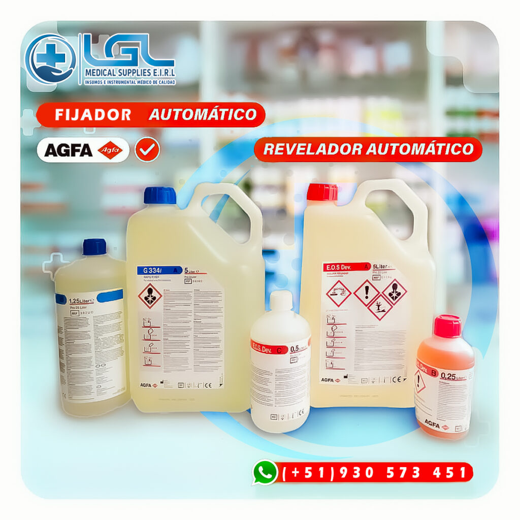 KIT ACIDO FIJADOR Y REVELADOR AUTOMATICO AGFA