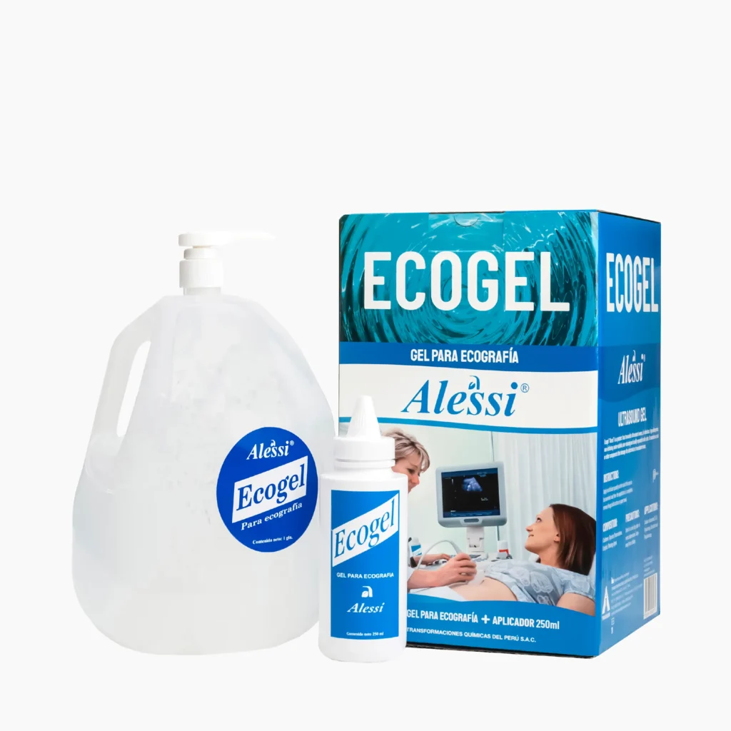 Alessi - ECOGEL Gel de Ultrasonido y EKG (1 Galón) Transparente